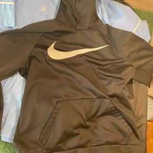 Men Nike Club Fleece Hoodie Pullover Sweatshirt  Black